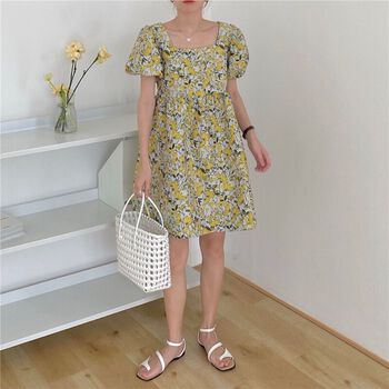 ĐẦM GẤM THÊU HOA