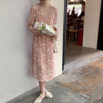 ĐẦM HOA ( có áo lót )