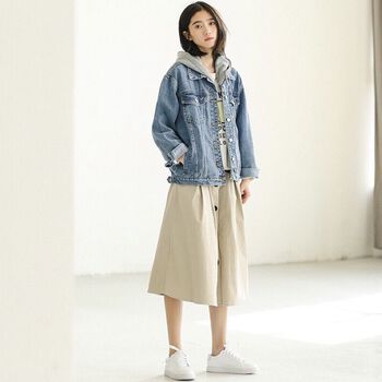 DENIM JACKET KÈM NÓN