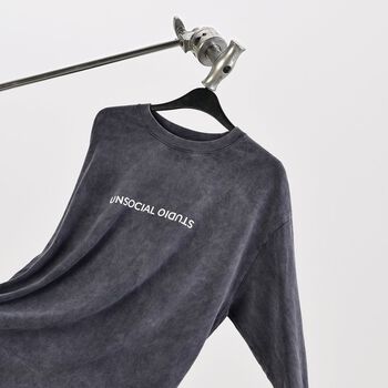 Áo Tay Dài UNSOCIAL VINTAGE WASH LONG SLEEVE TEE