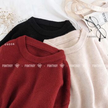 Áo len cổ tròn 6680 - Made by Fiin