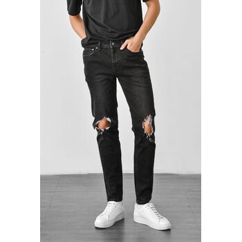 Quần Jean rách gối. SKINNY CROP form - 10F20DPA016