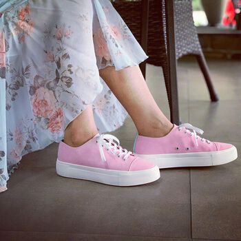 [GIÀY SIÊU NHẸ] Giày canvas đến từ thương hiệu CITYRUN - Màu Hồng