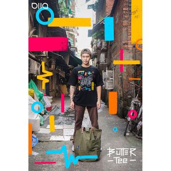 Áo Thun Unisex Butter| Áo Phông Tay Cộc DUO Project Unisex Form Rộng Chất Liệu Cotton