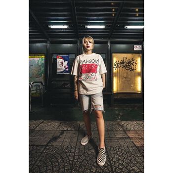 Áo Thun Unisex Landmark| Áo Phông Tay Cộc DUO Project Unisex Form Rộng Chất Liệu Cotton