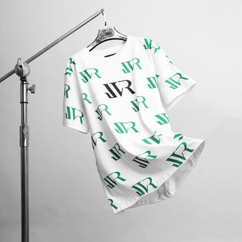 Áo Thun Local brand JAVIER -  Áo Phông Cotton MONOGRAM Nam Nữ Unisex - màu Trắng Streetwear Oversize