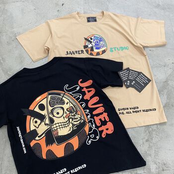 Áo Thun Unisex Javier Studio STREETWEAR 100% Cotton - DARUMA - BE Local Brand Chính Hãng