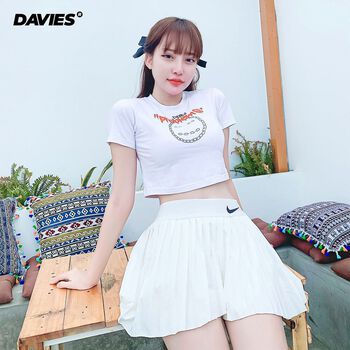 Áo croptop nữ màu trắng DAVIES - Problems Croptop White