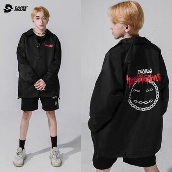 Áo khoác dù cổ bẻ form rộng Problems - Jacket local brand DAVIES