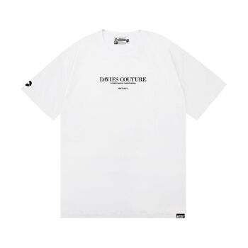 Áo thun nam tay lỡ form rộng mau trắng 1871 - Áo phông local brand Davies