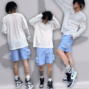 ÁO LƯỚI TAY DÀI NAM NỮ / FORM RỘNG OVERSIZED / AZIERLOCO????