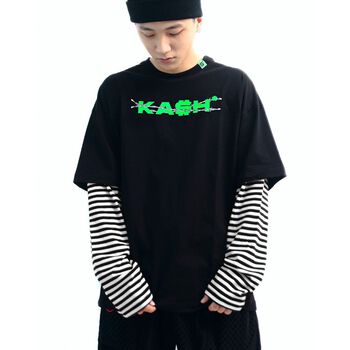 ⚡️FREESHIP⚡️KASH - Áo thun tay dài WANTED màu Đen form Oversize Local Brand Chính Hãng