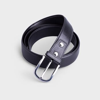 Thắt lưng nam da bò đầu kim tròn Lata TL275