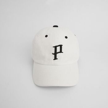 Nón logo Patience màu trắng thanh lịch