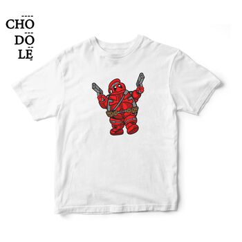 ÁO THUN UNISEX COTTON 100% IN HÌNH Super Heroes series - Marsh Mallow Merc ÁO THUN UNISEX COTTON 100% IN HÌNH Super Heroes series - Marsh Mallow Merc