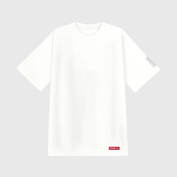 Áo iron flame trắng