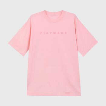 Tee Vietmade 3D embroidery | Pink