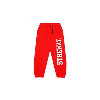 BIG LETTER SWEATPANTS™ - RED