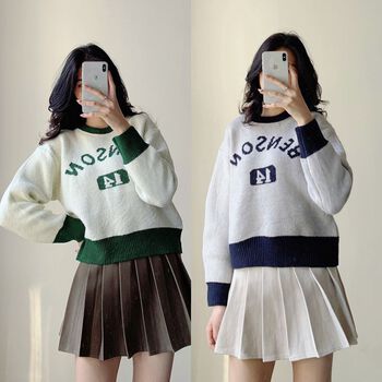Áo len dáng croptop BENSON nhiều màu ulzzang - Made by Fiin (Ảnh thật)