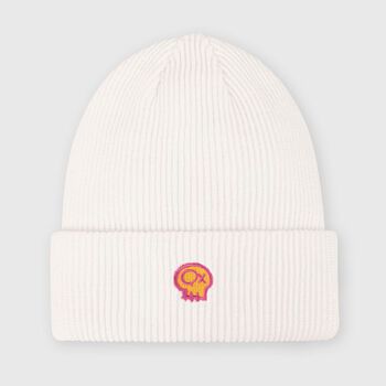Skull beanie // Juicy orange