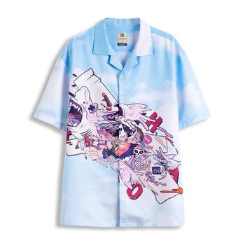 Áo Sơmi Tay Ngắn Cổ Vest Relax Fit Kama Shark