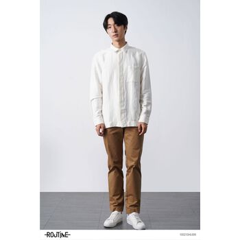 Áo sơ mi tay dài, túi trước ngực. REGULAR form - 10S21SHL009