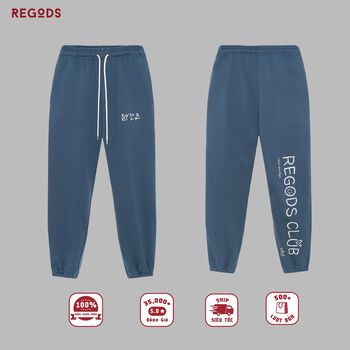 [Mã INCU50 giảm 50K đơn 250K] Quần Dài Lưng Thun Nỉ Thêu Korean REGODS ( KOREAN PANTS)