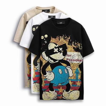 Áo Thun Nam , Áo Thun INF Swag Mickey 3 Màu , Chất Vải Cotton Dày Dặn , INF AT010823, SOMEHOW