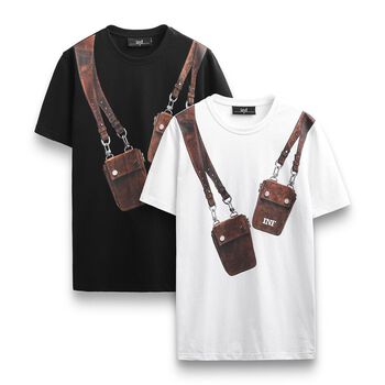 Áo Thun Nam ,Cổ Tròn INF Mini Bag , Chất Vải Cotton Co Giãn , AT011123, SOMEHOW