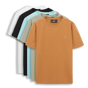 Áo Thun Namm INF Rolled 5 Màu, Chất Thun Cotton Co Giãn Cao Cấp, AT010481, SOMEHOW