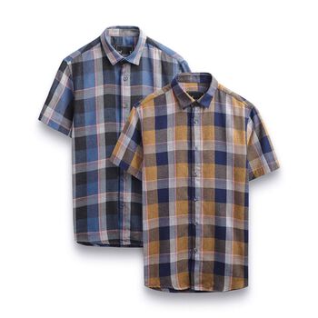 Áo Sơ Mi Nam INF Linen Track 2 Màu, Chất Vải Linen Dày Dặn Cao Cấp, SM005570, SOMEHOW