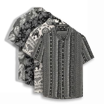 Áo Sơ Mi Nam INF NT Kẻ 7 Màu Hoạ Tiết, Chất Vải Linen Dày Dặn Co Giãn Nhẹ, SM005038, SOMEHOW