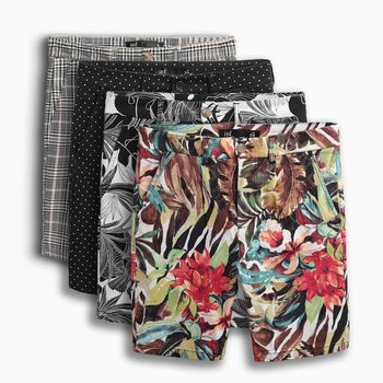 Quần Đùi Kaki Nam INF Họa Tiết 4 Màu, Chất Vải Kaki Dày Dặn QD005131, SOMEHOW