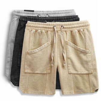 Quần Đùi Nam Quần Đùi Thun Nam Mix Vải, Vải Thun Nỉ Da Cá Co Giãn Nhẹ INF QD001147, SOMEHOW