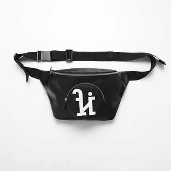 Túi Đeo Bao Tử Nam INF Logo Trắng, Chất Da PU Nhám Dày Dặn, TU000153, SOMEHOW