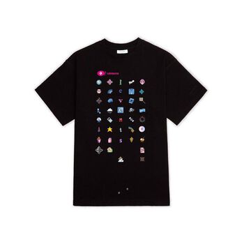 Áo thun LEVENTS Internetlove Pixel/ Black