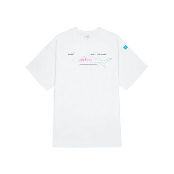 Áo thun LEVENTS Shark Tee/ White