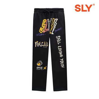 [Mã INCU20 giảm 20K đơn 150K] Quần Nỉ SLY Chaos màu Đen