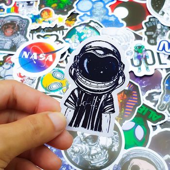 Combo Sticker trang trí chủ đề Vũ Trụ (Galactic)