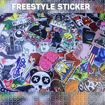 Hình dán Freestyle Sticker pvc cao cấp chống nước