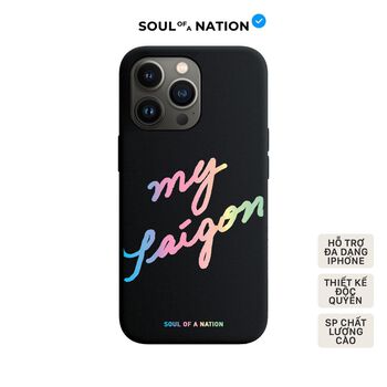 Ốp lưng iPhone in My Saigon Rainbow 7plus/X/Xs/XR/Xs max/11/11 pro max/12/12 pro max/13/13 pro max phụ kiện điện thoại