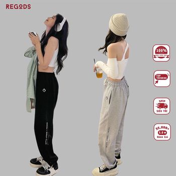 Quần dài Jogger REGODS ống rộng Unisex ( SWEATPANTS SS2)