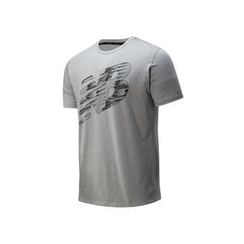 Mens New Balance Graphic Heathertech T-Shirt