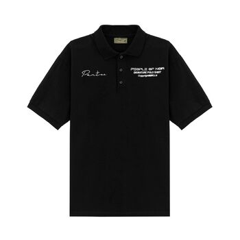 PON - POLO SIGNATURE SS1 - BLACK