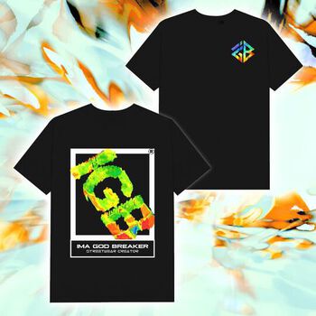 Áo Thun Unisex Form Rộng Graffiti Xanh Lá iMA God Breaker Local Brand (iGB Green Graffiti Tee)