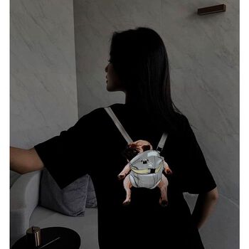 Áo Thun Unisex Nữ Nam Form Rộng Tay Lỡ Vải Mịn Cotton Mặc Thoáng Mát Màu Đen Trắng in hình cho pug đáng yêu - 1994stutio