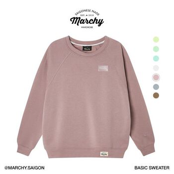 MARCHY - Basic Sweater - Áo tay dài