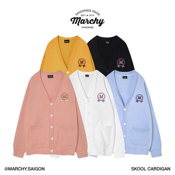 MARCHY - Skool Cardigan - Áo khoác Cardigan