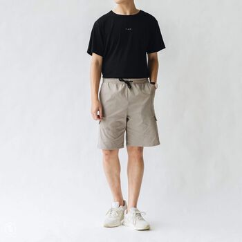 Quần shorts nam dáng suông SSSTUTTER vải cotton thoáng mát đứng dáng 3 màu năng động box shorts ver.2