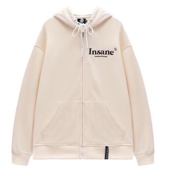 [Mã 12FASHIONSALE1 giảm 10K đơn 50K] [Áo khoác zip Insane®] Basic Hoodie Zip ver 1.0 - màu Mỡ Gà